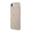 Guess PU Leather 4G Colored Ring Strap MagSafe tok Apple iPhone 16e/17e készülékhez – Rózsaszín