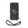 Guess PU 4G Metal Logo Strap tok, iPhone 16 - fekete