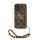 Guess PU 4G Metal Logo Strap tok, iPhone 16 - barna