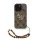 Guess PU 4G Metal Logo Strap tok, iPhone 16 Pro Max - barna