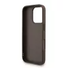 Guess PU 4G Metal Logo Strap tok, iPhone 16 Pro Max - barna