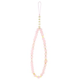   Guess PU 4G Metal Logo Strap tok, iPhone 16 Pro - rózsaszín