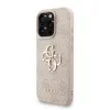 Guess PU 4G Metal Logo Strap tok Apple iPhone 16 Pro Max készülékhez – rózsaszín