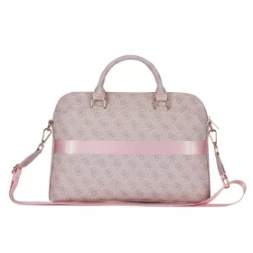   Guess PU 4G Triangle Logo notebook táska 13/14/15" – rózsaszín