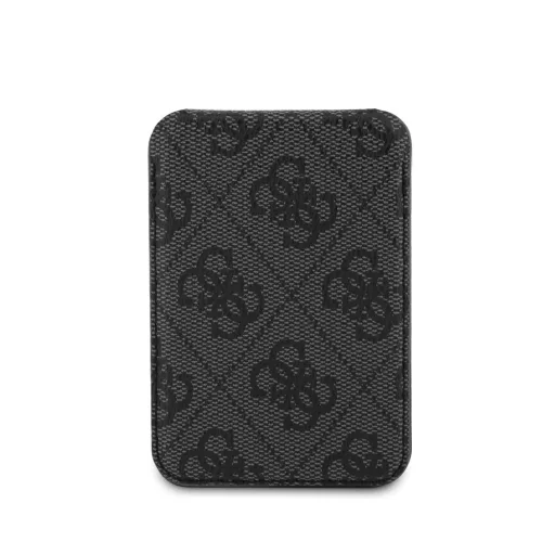 Guess 4G Metal Logo MagSafe kártyatartó állvánnyal – fekete