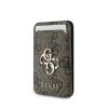 Guess 4G Metal Logo MagSafe kártyatartó állvánnyal – barna