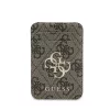 Guess 4G Metal Logo MagSafe kártyatartó állvánnyal – barna