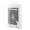 Guess 4G Metal Logo MagSafe kártyatartó állvánnyal – barna