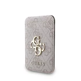   Guess 4G Metal Logo MagSafe kártyatartó állvánnyal – rózsaszín