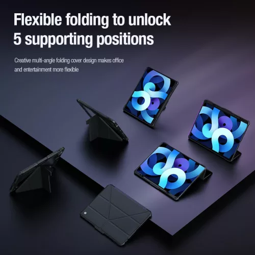 Nillkin Bumper PRO Protective Stand Multi-angle tok – Apple iPad Pro 12.9 2020/21/22/ Air 13 2024/25/26 Sapphire – kék