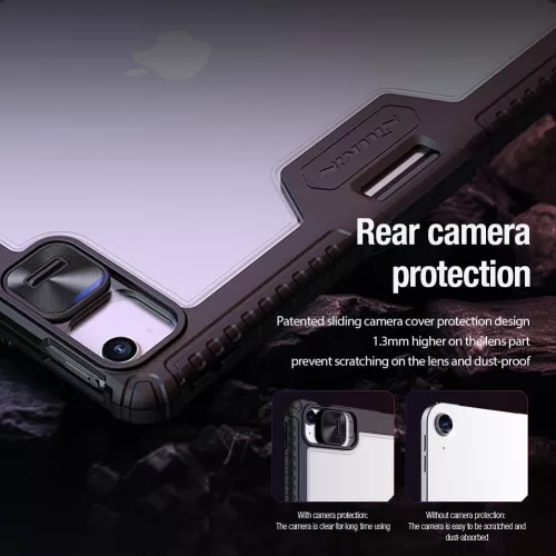 Nillkin Bumper PRO Protective Stand Multi-angle tok – Apple iPad Pro 12.9 2020/21/22/ Air 13 2024/25/26 Sapphire – kék