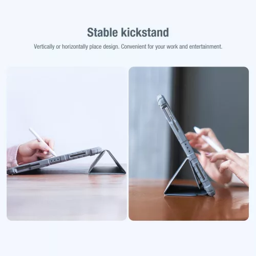 Nillkin Bumper PRO Protective Stand tok – Apple iPad 10.9 2022/11 2025 Sapphire – kék