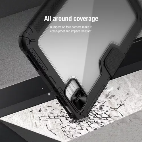 Nillkin Bumper PRO Protective Stand tok – Apple iPad 10.9 2022/11 2025 Sapphire – kék