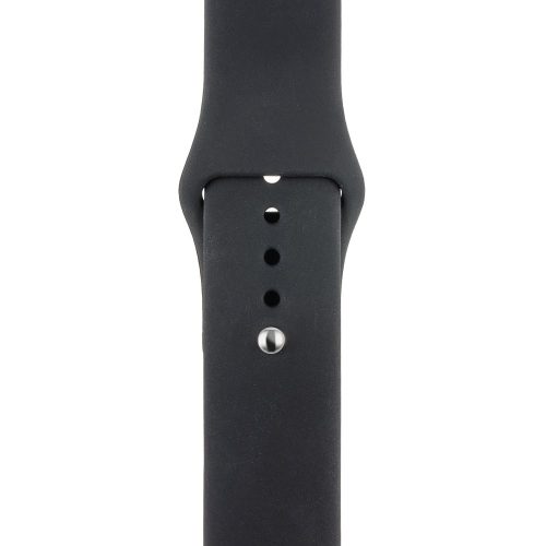 OBAL:ME Apple Watch 38/40/41mm szilikon szíj, S-M -  fekete