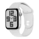 OBAL:ME Apple Watch 38/40/41mm szilikon szíj, S-M - fehér