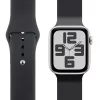  OBAL:ME Apple Watch 42-49mm szilikon szíj, M-L - fekete