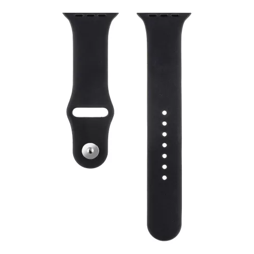  OBAL:ME Apple Watch 42-49mm szilikon szíj, M-L - fekete