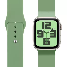 OBAL:ME Apple Watch 42-49mm szilikon szíj, M-L - zöld