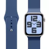 OBAL:ME Apple Watch 42-49mm szilikon szíj, M-L - kék