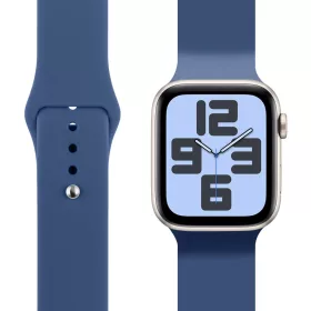 OBAL:ME Apple Watch 42-49mm szilikon szíj, M-L - kék