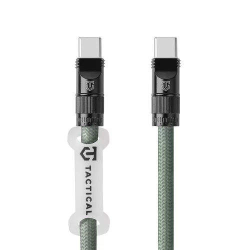 Tactical Wire Snake USB-C 1,2m Green