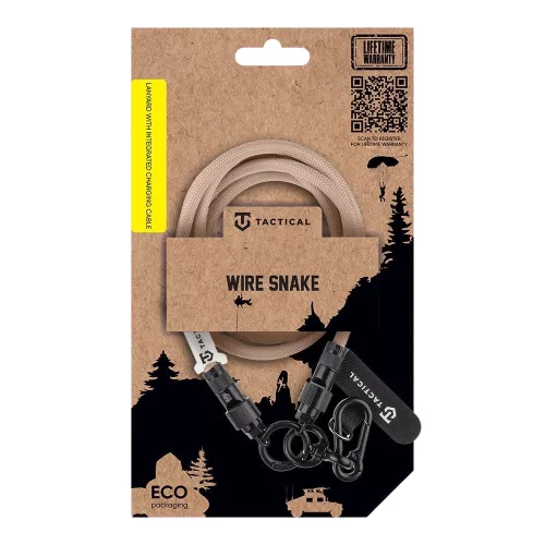 Tactical Wire Snake USB-C 1,2m Moucha Moose