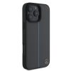 Mercedes Leather Blue Stripe MagSafe iPhone 16 Pro tok – Antracit