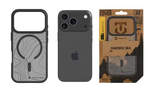 Tactical MagForce Hyperstealth Sika tok, Apple iPhone 17 Pro / 18 Pro - Asphalt