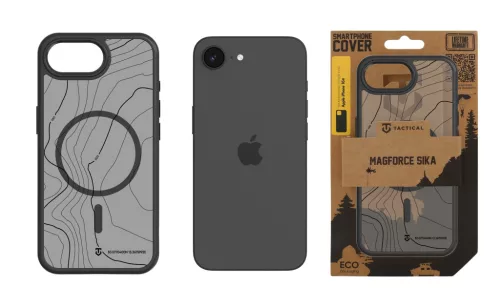 Tactical MagForce Hyperstealth Sika tok, Apple iPhone 16e / 17e - Asphalt