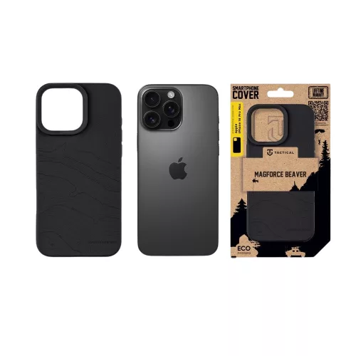 Tactical MagForce Beaver tok, iPhone 16 Pro Max - asphalt