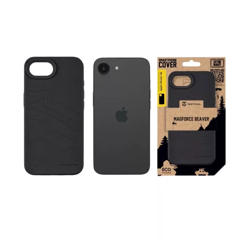 Tactical MagForce Beaver tok, iPhone 16e/17e - asphalt