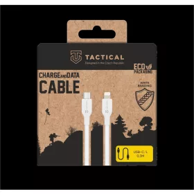 Tactical Stitch Thread Cable USB-C/Lightning 0.3m White