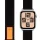 OBAL:ME Textil szíj Apple Watch 42-49 mm M-L - fekete/narancs