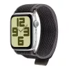 OBAL:ME Textil szíj Apple Watch 42-49 mm M-L - szürke/zöld