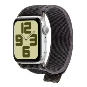   OBAL:ME Textil szíj Apple Watch 42-49 mm M-L - szürke/zöld