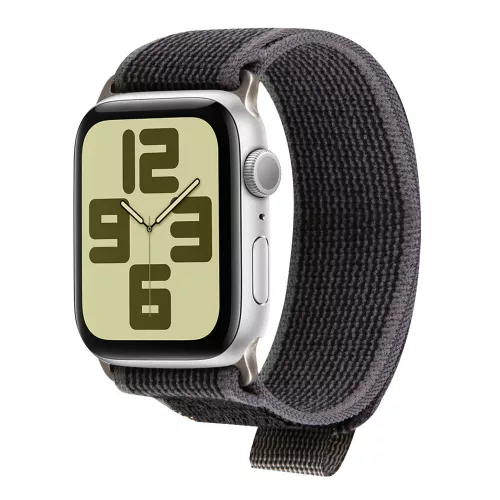 OBAL:ME Textil szíj Apple Watch 42-49 mm M-L - szürke/zöld