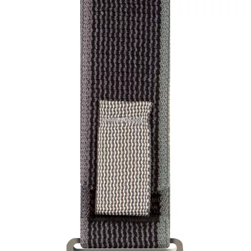 OBAL:ME Textil szíj Apple Watch 42-49 mm M-L - szürke/zöld