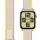  OBAL:ME Textil szíj Apple Watch 42-49 mm M-L - bézs/sárga
