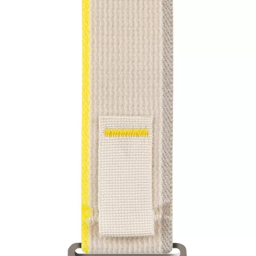  OBAL:ME Textil szíj Apple Watch 42-49 mm M-L - bézs/sárga
