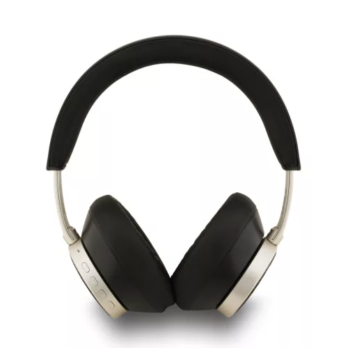 Guess PU Leather 4G Classic Logo ENC Wireless Headphone Black - fekete