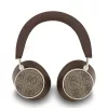 Guess PU Leather 4G Classic Logo ENC Wireless Headphone Brown - barna