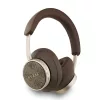 Guess PU Leather 4G Classic Logo ENC Wireless Headphone Brown - barna