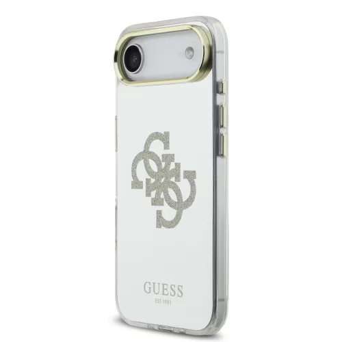 Guess PC/TPU Mirror 4G Glitter Logo MagSafe tok, iPhone Air - arany