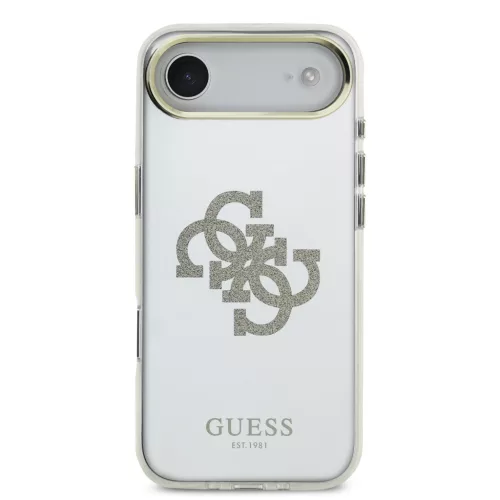 Guess PC/TPU Mirror 4G Glitter Logo MagSafe tok, iPhone Air - arany