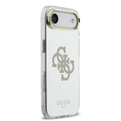 Guess PC/TPU Mirror 4G Glitter Logo MagSafe tok, iPhone Air - arany