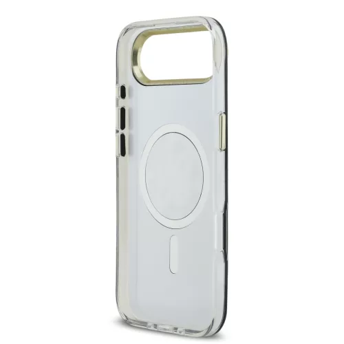 Guess PC/TPU Mirror 4G Glitter Logo MagSafe tok, iPhone Air - arany