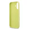 Guess Liquid Silicone 4G Metal Logo tok, iPhone 17 - sárga
