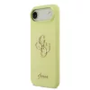 Guess Liquid Silicone 4G Metal Logo tok, iPhone Air - sárga