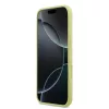 Guess Liquid Silicone 4G Metal Logo tok, iPhone Air - sárga