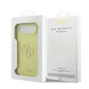 Guess Liquid Silicone 4G Metal Logo tok, iPhone Air - sárga